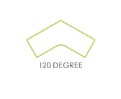 120-DEGREE WORK SURFACE